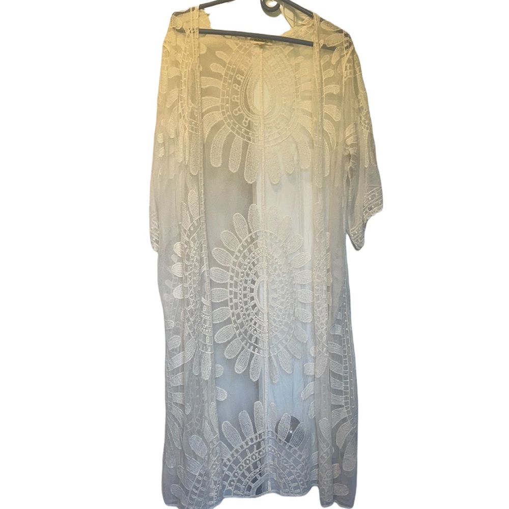 Rebellion sheer cardigan never worn